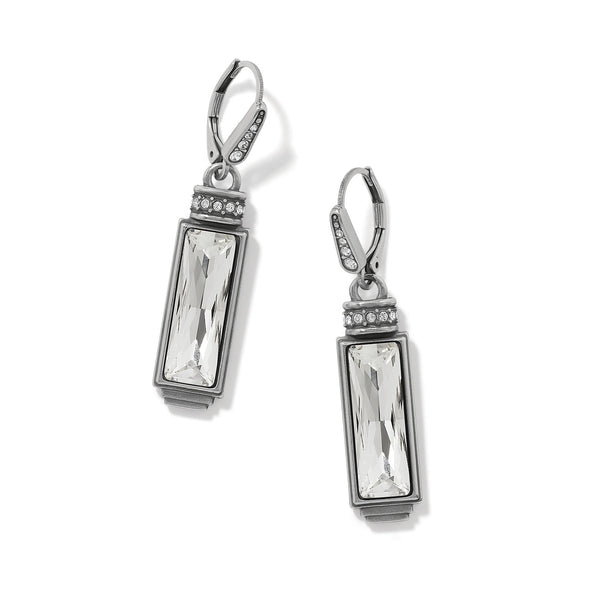 Meridian Aurora Baguette Leverback Earrings