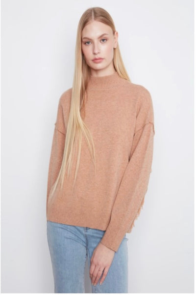 Charlie B fringe back sweater
drop shoulder mock neck sweater women
fringe detail sweater women
camel drop shoulder sweater
Charlie B camel sweater
boho fringe knit sweater women
mock neck fringe sweater
rayon blend sweater women
relaxed drop shoulder pullover women
camel mock neck sweater women's fashion