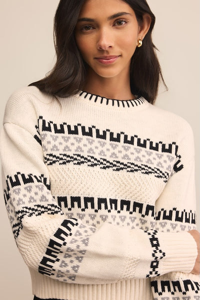 CASUAL COMFORT PERCI FAIRISLE SWEATER