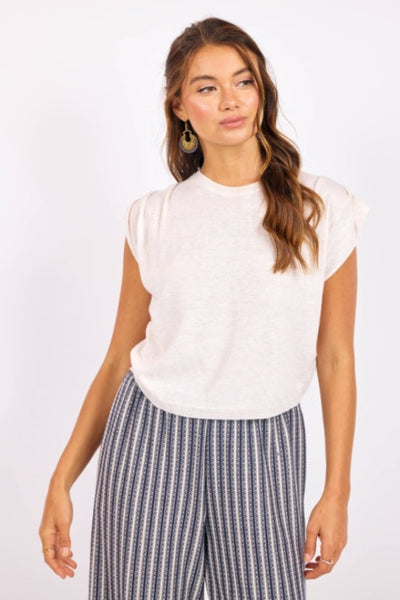 POLISHED CASUAL NICOLE SWEATER TOP| SAGE THE LABEL