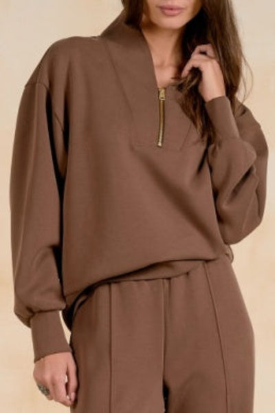 women’s long sleeve quarter zip top
Elan quarter zip top
women’s quarter zip pullover
soft stretch quarter zip top
casual quarter zip top for women
sporty polished women’s top
everyday layering top
travel outfit quarter zip top
women’s casual pullover top
long sleeve quarter zip sweater alternative