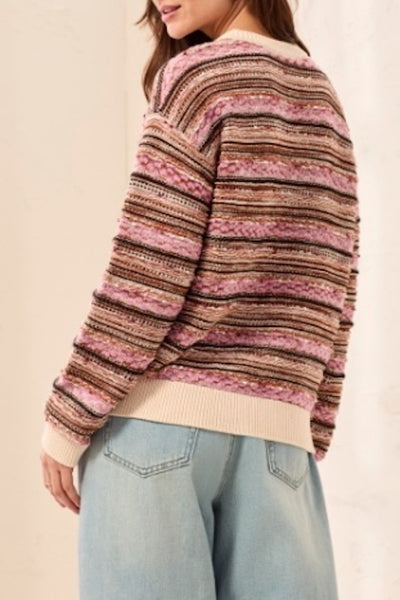 multi-tone textured stripe sweater women
contrast rib crew neck sweater pink
slightly cropped knit sweater women
drop shoulder textured sweater fall
boho stripe knit sweater women
Tribal M Nostalgia sweater
pink mocha striped knit pullover
relaxed fit cropped sweater women
artisan textured knit sweater fall
multi-color stripe crew neck sweater
