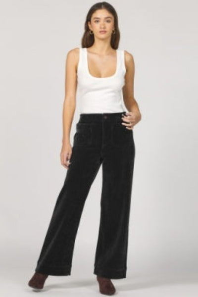 Full-length outfit styled with Dear John Audrey wide-leg corduroy pants;Dear John Audrey corduroy pants
women’s wide-leg corduroy pants
high-rise corduroy pants for women
wide-leg pants with front patch pockets
stretch cotton corduroy pants
30-inch inseam wide-leg pants
fall corduroy pants for women
polished wide-leg pants for work
Dear John wide-leg pants