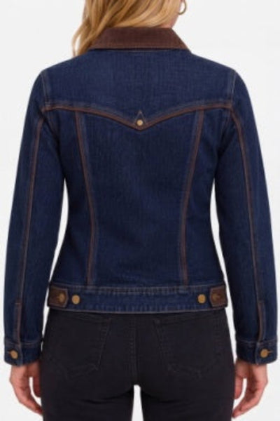 denim trucker jacket with velvet collar
Liverpool denim jacket women
women's dark wash trucker jacket
velvet trim denim jacket
classic jean jacket with stretch
crosshatch denim jacket women
corduroy collar style denim jacket
women's fitted denim trucker jacket
dark blue denim jacket fall outerwear
LM1D72CHF Liverpool jacket