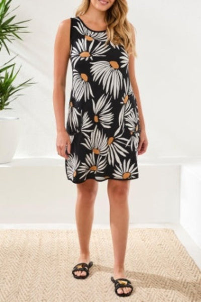 TRIBAL REVERSIBLE A-LINE DRESS