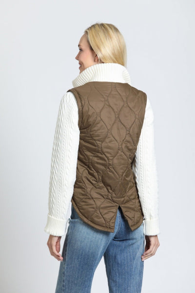 APNY sweater sleeve puffer jacket
APNY olive-brown quilted jacket
women’s puffer jacket with knit sleeves
olive-brown and cream mixed-media jacket
women’s quilted sweater jacket
cable-knit sleeve puffer jacket
zip-front jacket with sweater sleeves
women’s quilted jacket with welt pockets
relaxed fit puffer sweater jacket
APNY olive-brown jacket for women
