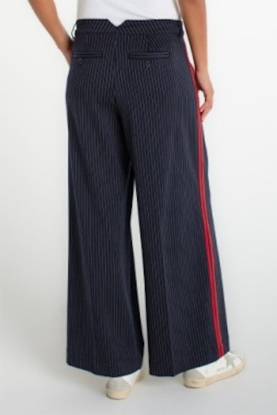 LIVERPOOL WIDE LEG PLEATED WITH SIDE STRIPE 30" INSEAM