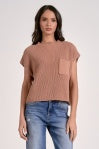 TIMELESS TEXTURED KNIT CAP SLEEVE TOP