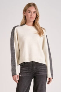 COZY AND STYLISH COLORBLOCK CREWNECK SWEATER