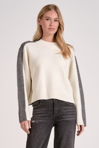 COZY AND STYLISH COLORBLOCK CREWNECK SWEATER