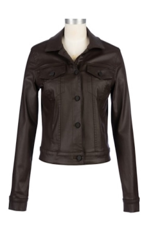 KUT FROM THE KLOTH JULIA CROP JACKET WITH DROP SHOULDER