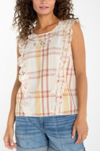 DELICATELEY DETAILED LIVERPOOL CAP SLEEVE DOLMAN EMBROIDERED WOVEN TOP