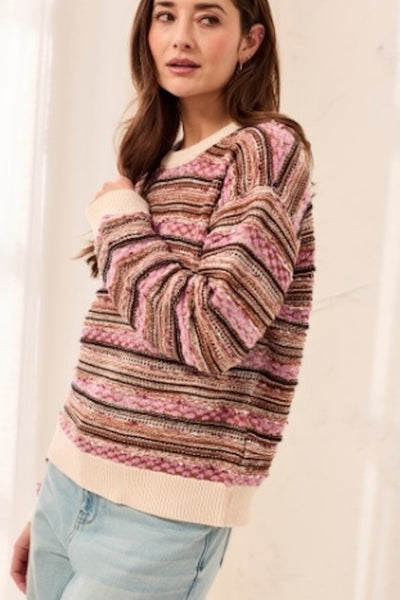 multi-tone textured stripe sweater women
contrast rib crew neck sweater pink
slightly cropped knit sweater women
drop shoulder textured sweater fall
boho stripe knit sweater women
Tribal M Nostalgia sweater
pink mocha striped knit pullover
relaxed fit cropped sweater women
artisan textured knit sweater fall
multi-color stripe crew neck sweater