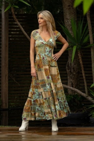 VINTAGE INSPIRED HARPER ROSA DRESS