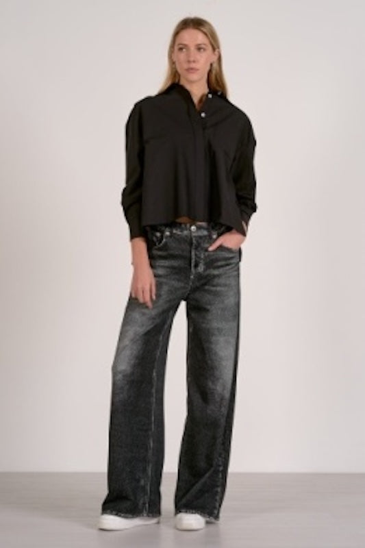 LAID-BACK LUXURY JOY FAUX JEAN