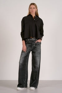 LAID-BACK LUXURY JOY FAUX JEAN