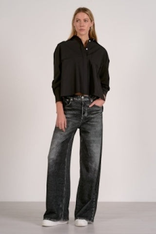LAID-BACK LUXURY JOY FAUX JEAN