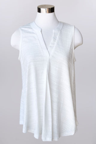 KEREN HART SLEEVELESS V NECK TOP